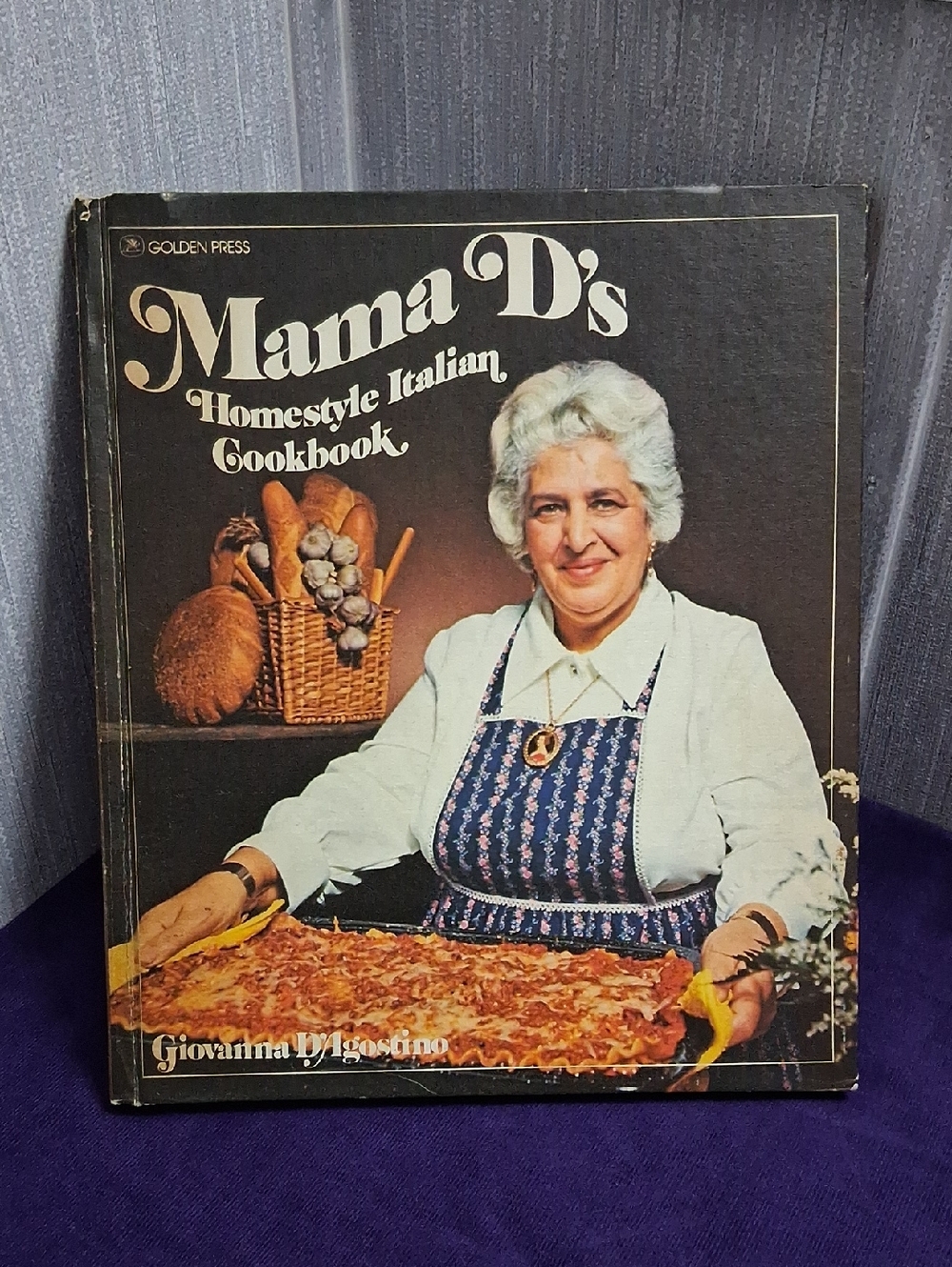 Vintage Cookbook Mama D's Homestyle Italian 1975 Giovanna D'Agostino